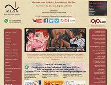 Tablet Screenshot of museoarteeroticoamericano.org